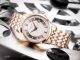 Fake Patek Philippe Calatrava White Dial Two Tone Rose Gold Watches (3)_th.jpg